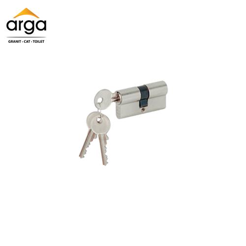 Foto Produk HAFELE DOUBLE CYLINDER 60MM NI.PL.MATT 916.95.106 dari ARGA Bahan Bangunan