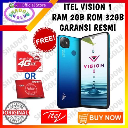 Foto Produk Infinix Itel Vision 1 2/32 RAM 2GB ROM 32GB GARANSI RESMI - Biru dari Shadow Gold