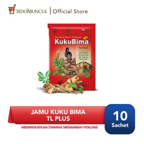 Foto Produk Jamu Kuku Bima TL Plus (Formula Baru + Tribulus) Dus 10's - Vitalitas dari Sido Muncul Store