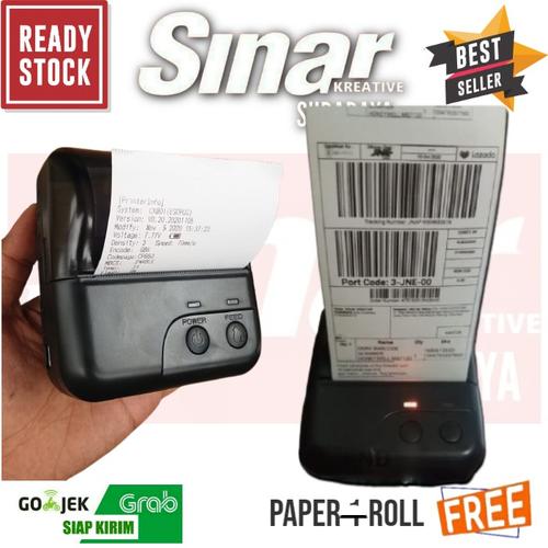 Gambar MINI PRINTER BLUETOOTH LABEL THERMAL 80mm EPPOS EPX80B - Android IOS dari Sinar Kreative Surabaya Kota Surabaya Tokopedia