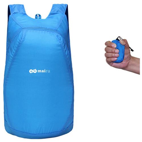 Foto Produk Mairu ZD-15 Tas Ransel Travel Lipat Anti Air - Foldable Backpack Water - Biru Muda dari TokoUsbcom