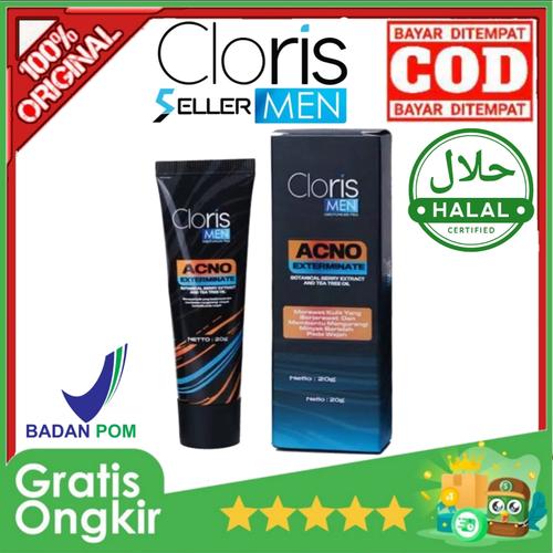 Foto Produk CLORISMEN CREAM ACNO EXTERMINATE | CLORIS MEN LAWAN JERAWAT | SKINCARE - Oles Jerawat dari Clorismen.bandung.