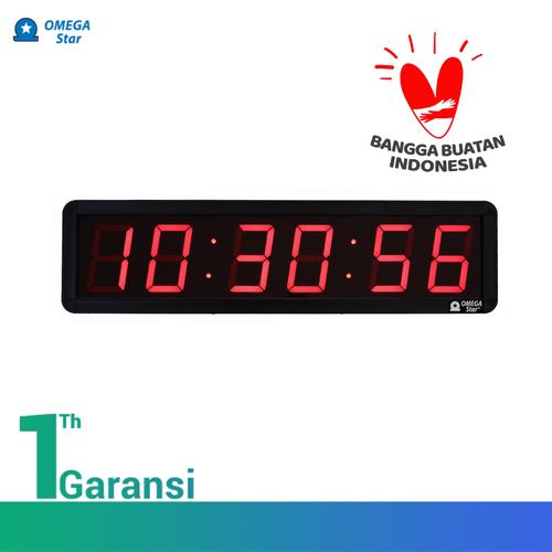 Foto Produk JAM DIGITAL DINDING 7 SEGMENT 4 INCH 6 DIGIT - OMEGA STAR dari OMEGA STAR