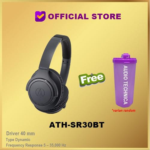 Promo Audio Technica ATH-SR30BT Wireless Over-Ear Headphones Headset SR30 BT  - Jakarta Selatan - DUNIA COMPUTER \u0026 SERVICE | Tokopedia