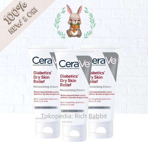 cerave diabetics dry skin relief moisturizing cream