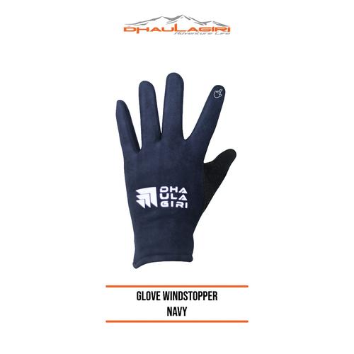 Gambar DHAULAGIRI GLOVES WINDSTOPER BLACK - navy dari Dhaulagiri official Jakarta Utara Tokopedia