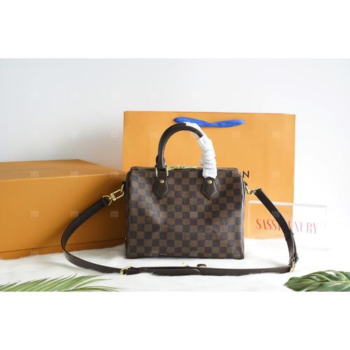 Jual LV Speedy Bandouliere 25 Damier Ebene (Motif \u0026 Size Lain Tersedia) -  Jakarta Barat - SASSY LUXURY | Tokopedia