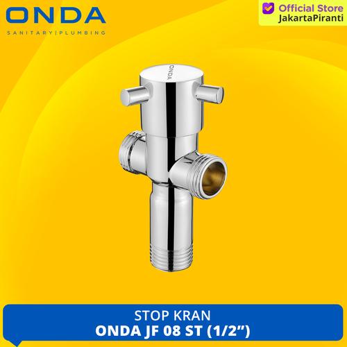 Foto Produk STOP KRAN WC CABANG ONDA 1/2" / KERAN T SHOWER KLOSET JET SHOWER dari Jakarta Piranti