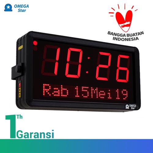 Foto Produk JAM DIGITAL DINDING PLUS TANGGAL/OMEGA STAR dari OMEGA STAR