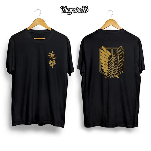 Jual BAJU KAOS ANIME AOT SCOUTING 