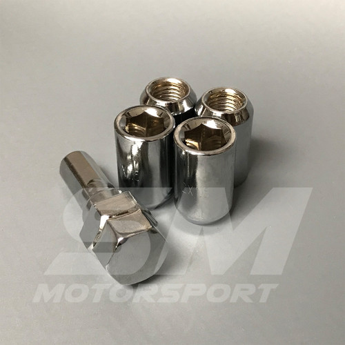 Gambar Mur Baut Lugnut / Lug Nut Roda Velg Ban 1,5 Chrome Silver Wheel Lock dari SM Motorsport Jakarta Barat Tokopedia