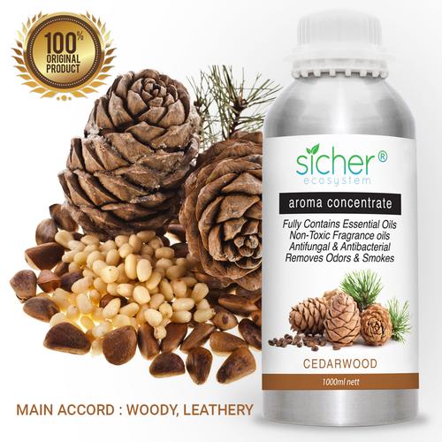 Gambar Aroma Terapi Pengharum Ruangan Berbahan Essential Oil Cedarwood 1L dari Sicher Ecosystem Jakarta Utara Tokopedia