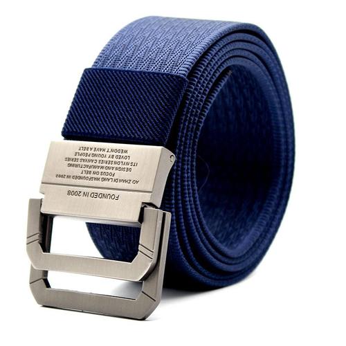 Foto Produk Craftman Tali Ikat Pinggang Pria Canvas Buckle Belt - Biru dari web komputindo