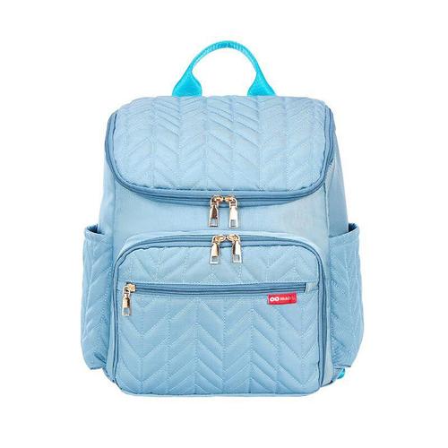 Foto Produk Mairu Tas Ransel Wanita Diaper Bag / Mommy Bag / Tas Popok Susu Bayi - - Biru Muda dari TokoUsbcom