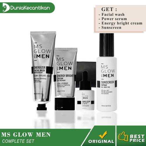 Foto Produk Paket MS Glow Men Complete MS Glow For Men Original BPOM Free Pouch - Men Complete dari DuniaKecantikan
