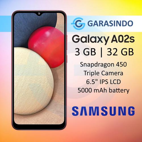Foto Produk Samsung A02S 3/32 GB 3GB 32GB Garansi Resmi SEIN - Biru dari Garasi.ku