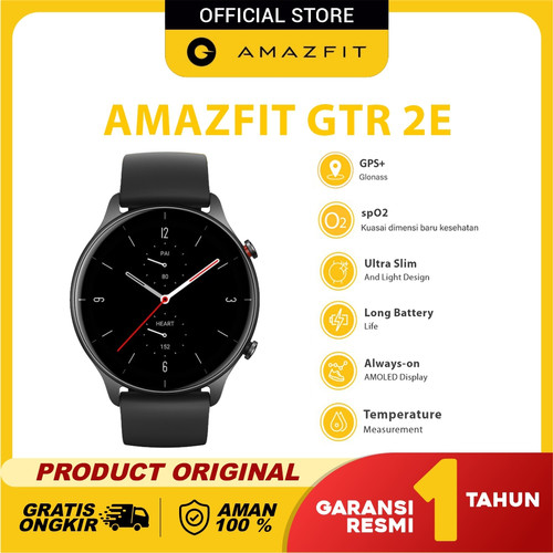 Foto Produk Amazfit GTR 2Especial Health & Ultra GTR 2E Garansi Resmi - Obsidian Black dari Amazfit Official