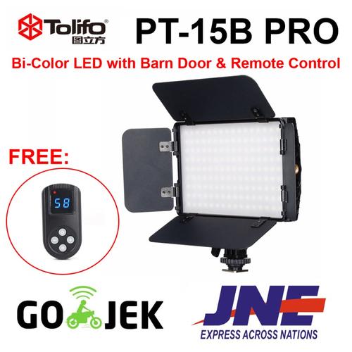 Jual Tolifo LED Photo Light PT-15B Pro for DSLR Mirrorless