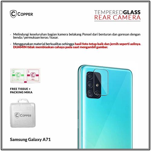 Foto Produk Samsung Galaxy A71 - Copper Tempered Glass Kamera dari Copper Indonesia