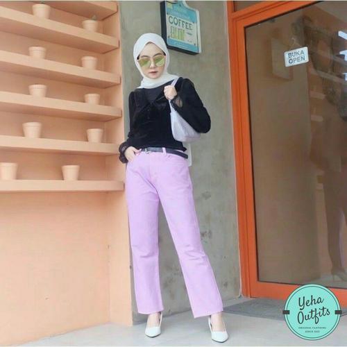 Jual Lilac Baggy Pants | Celana Jeans 