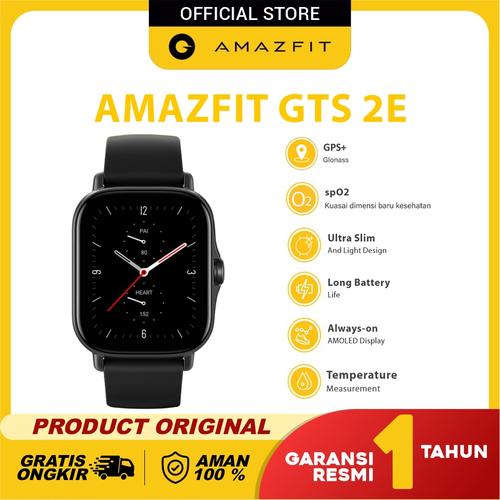 Foto Produk Amazfit GTS 2Especial Health & Ultra GTS 2E Garansi Resmi - Obsidian Black dari Amazfit Official