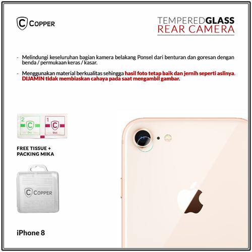 Foto Produk Iphone 8 - Copper Tempered Glass Kamera dari Copper Indonesia