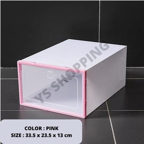 Foto Produk sneaker box / kotak sepatu - Merah Muda dari stevenyenshop