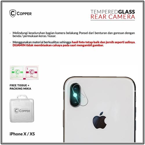 Foto Produk Iphone X - Copper Tempered Glass Kamera dari Copper Indonesia