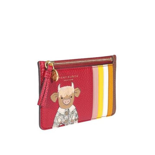 Foto Produk TORY BURCH OZZIE THE OX PRINT CARD HOLDER IN RED dari rinbagid