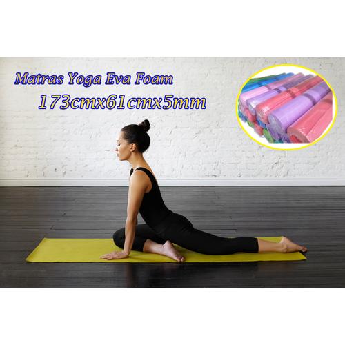 Gambar MATRAS YOGA HIGH QUALITY 173cmx61cmx6mm dari Tokoku10 Kab. Tangerang Tokopedia