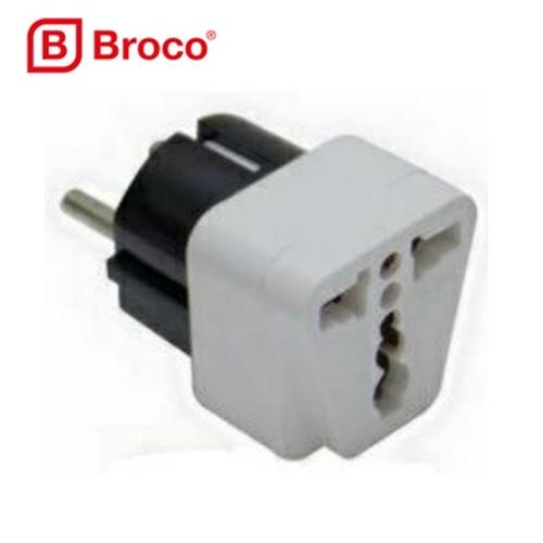 Gambar BROCO Over Steker Universal Adaptor Plug Sambungan 3 Kaki Putih 13910 dari Britplaza undefined Tokopedia