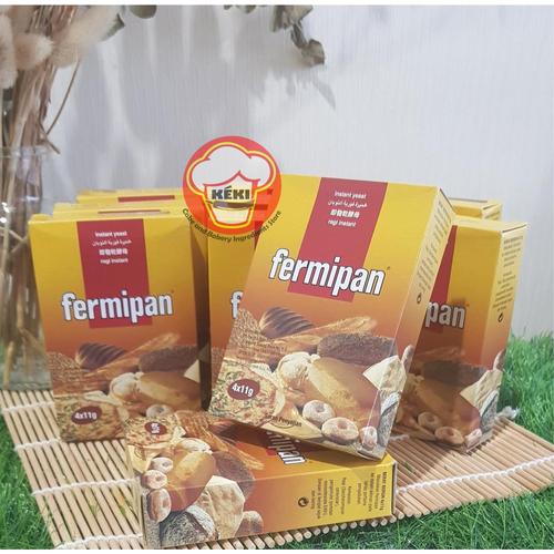 Foto Produk FERMIPAN ragi instan isi 4sachet @11gram dari KEKI Cake and Bakery Ingredients store