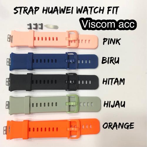 Jual Strap Huawei smartwatch fit Tali jam huawei fit - Hitam - Jakarta  Pusat - Viscom Acc | Tokopedia