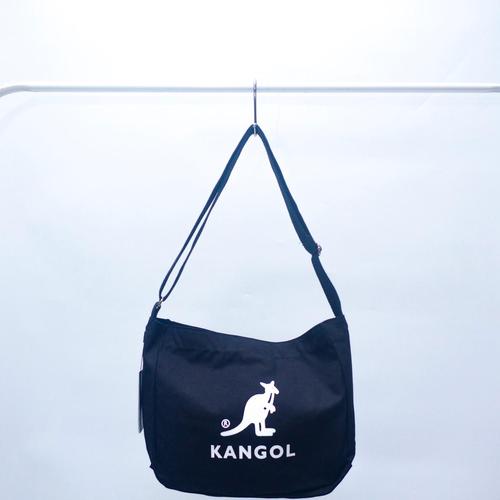Jual KANGOL CANVAS SLING BAG BLACK 