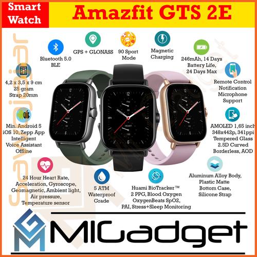 Jual Amazfit GTS 2E 2 E Jam Tangan Digital Smartwatch Sport Garansi Resmi -  Lilac Purple - Kota Malang - Mi Gadget Sawojajar | Tokopedia