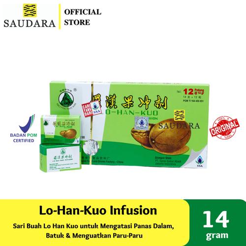 Foto Produk LO-HAN-KUO INFUSION, LO HAN KUO LOHANKUO PANAS DALAM SAKIT TENGGOROKAN dari Saudara Official Store