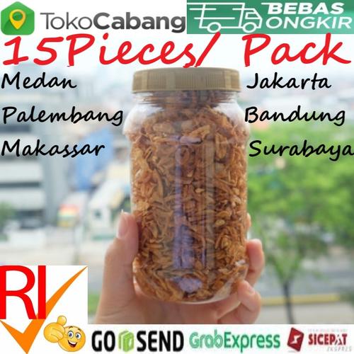 Jual 15 Pieces Toples Plastik PET 500ml Jar Botol EKONOMIS