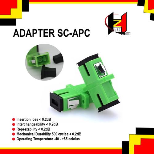 Jual Adapter SC APC Barel penyambung konektor SC/APC fiber optik - Kab ...