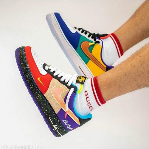Jual SEPATU NIKE AIR FORCE 1 LOW WHAT THE LA LOS ANGELES - 39 - Jakarta  Selatan - Fickishopjakarta | Tokopedia