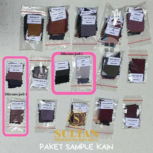 Foto Produk 1 PAKET SAMPLE WARNA KAIN SULTAN dari KAIN SULTAN OFFICIAL