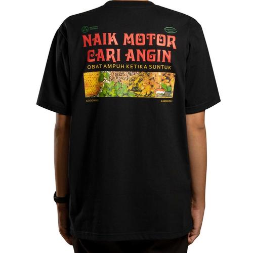 Foto Produk Kamengski - Cari Angin Short Tee - Hitam, M dari Kamengski Stuff