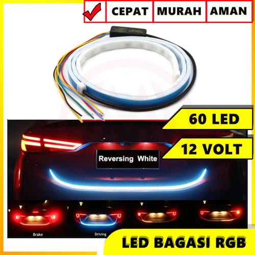 Foto Produk LAMPU LED TAIL TRUNK BAGASI BELAKANG ATRAKTIF RUNNING JALAN DRL RGB dari Modifikasi Market