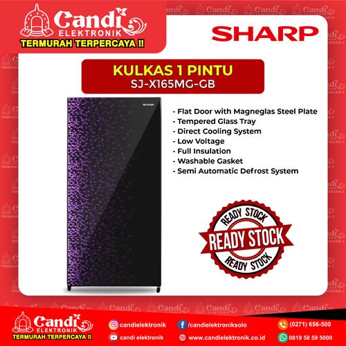 Gambar SHARP REFRIGERATOR 1 DOOR SJ-X165MG-GB dari Candi Elektronik Solo Kota Surakarta Tokopedia