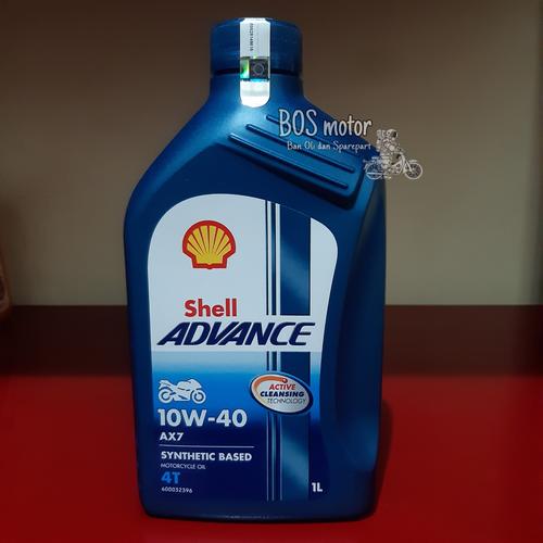 Foto Produk oli shell advance ax7 10w-40 1L dari BOS motor