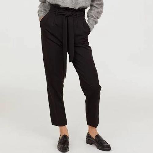 Jual H\u0026M hnm women black cotton baggy 