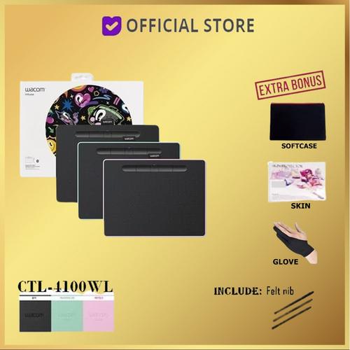 Foto Produk Wacom Intuos Drawing Tablet Small Bluetooth CTL-4100 CTL 4100 CTL4100 - Pink Unit Only dari DUNIA COMPUTER & SERVICE