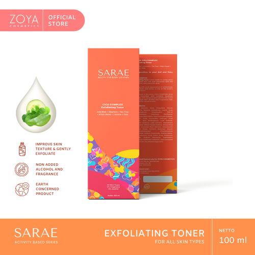 Foto Produk Sarae CICA Complex Exfoliating Toner dari Zoya Cosmetics Official