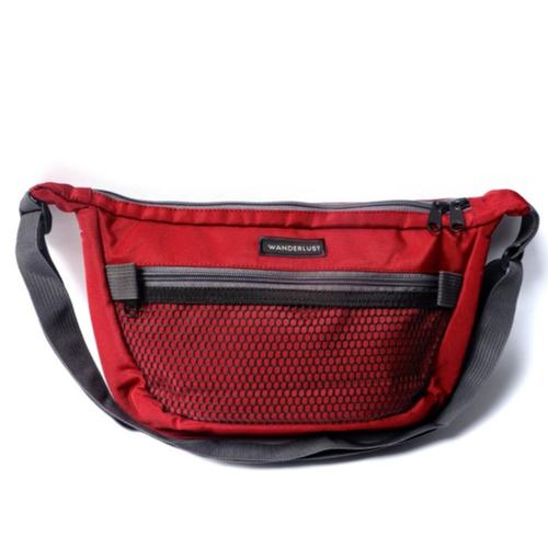 Foto Produk Wanderlust - Tas Selempang Sling Bag - Frisco - Maroon Grey dari Wanderlustbag Official