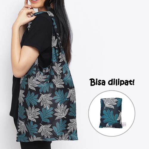Foto Produk Anakara Tas Belanja Lipat Batik Trinity - Black dari Anakara