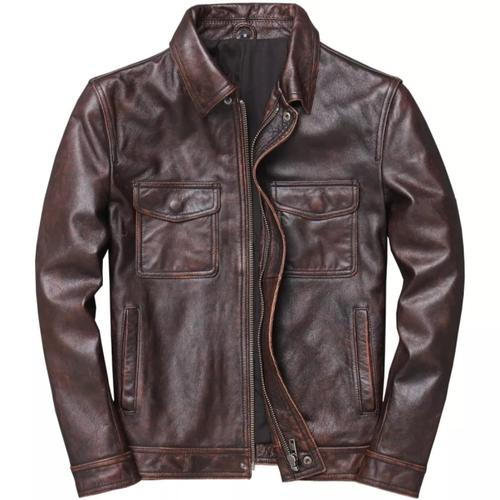 Jual jaket kulit pria model Levis asli 